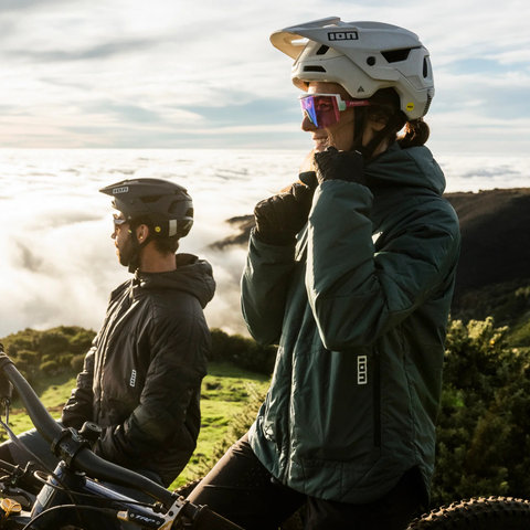ION IOB-Bike Chaqueta Primaloft Shelter Mujer - deep forest | M
