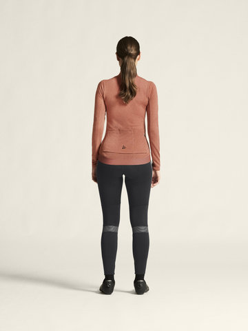 Craft Core Bike Essence Wool L/S Women's Cycling Jersey - rosy | XS
