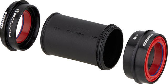 SRAM DUB BB30 Ceramic 73 mm Road Innenlager - black/BB30