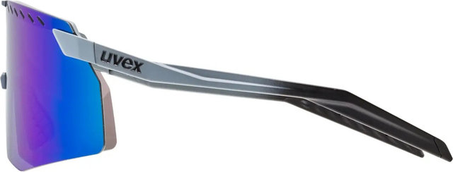 uvex pace stage S CV sports glasses - grey matte | mirror green