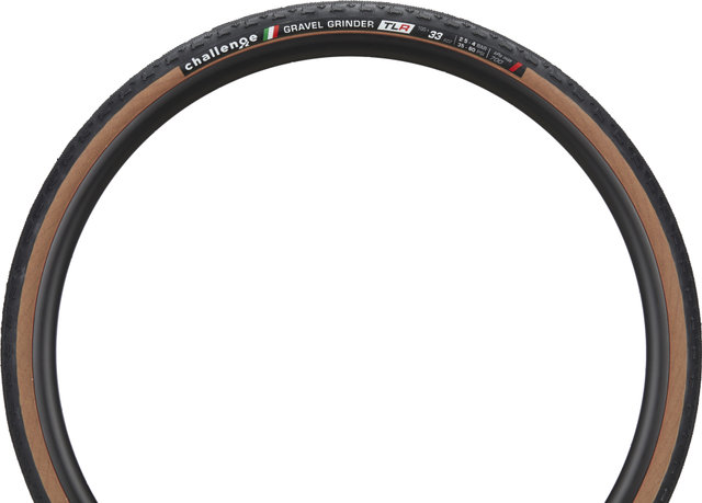 Challenge Gravel Grinder Race TLR 28" Faltreifen - schwarz-braun/28 "/33 mm/33-622