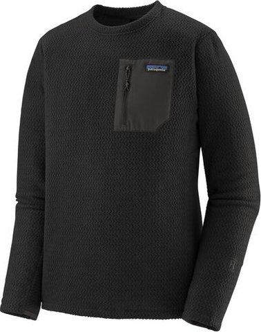 Patagonia Jersey de cuello redondo R1 Air - black/M