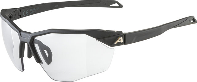 Alpina Twist Six HR V Sports Glasses - black matte | varioflex black