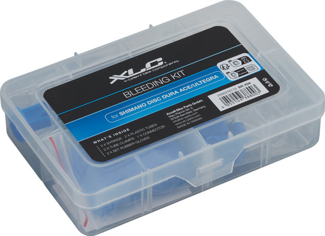 XLC Entlüftungs-Kit BR-X66 für hydraulische Scheibenbremsen - universal | Shimano Dura-Ace / Ultegra / 105 / Tiagra / GRX