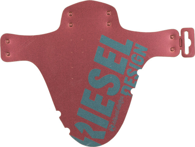 rie:sel design Guardabarros schlamm:PE MTB Mudguard - flipflop red-gold