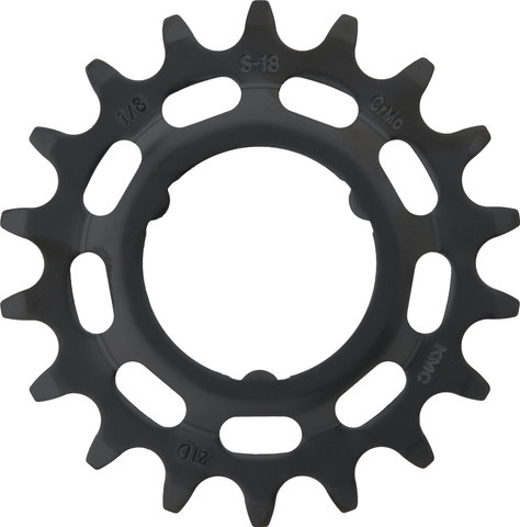 KMC Shimano Wide E-Bike Ritzel - black/18 Zähne