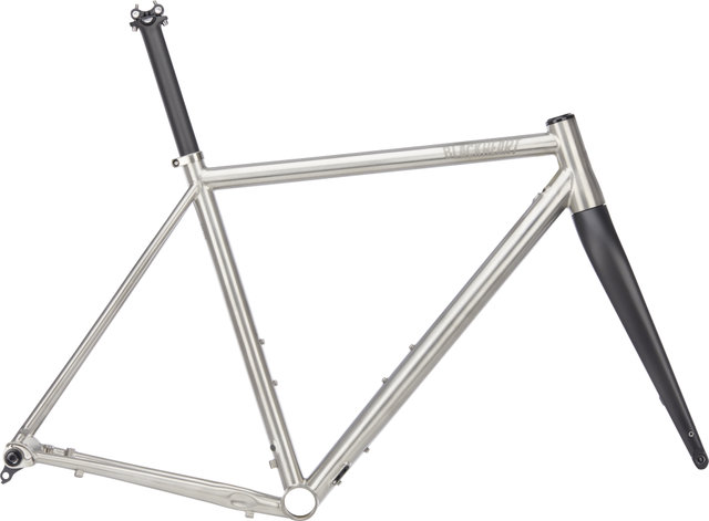 Blackheart Rahmenkit Allroad Ti - titanium brushed/M/47 mm/1 1/8"/28"