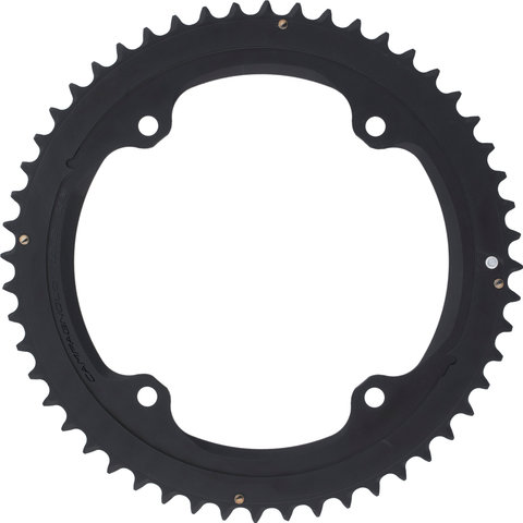 Campagnolo Plato Super Record, 12 vel., 4 brazos, círculo de agujeros de 145 mm - negro/52 