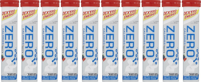 Dextro Energy Effervescent Tablets Zero Calories - 10 Pieces - berry