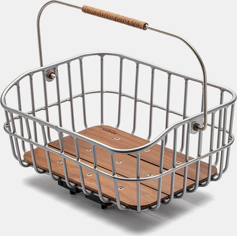 Brooks Panier à vélo Peckham Low Basket - silver