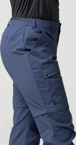Fjällräven Abisko Hybrid Trail Zip-Off Damen Hose - navy | S