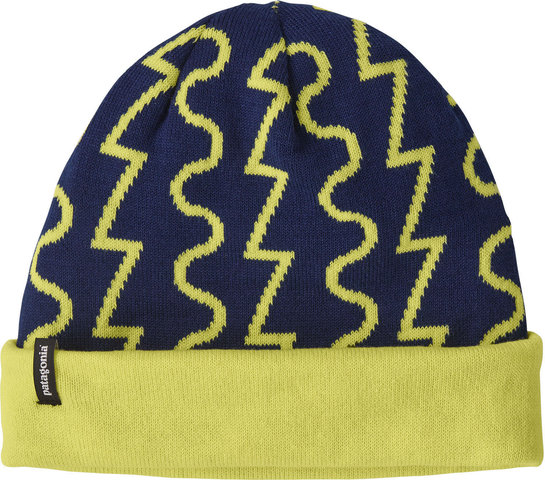Patagonia PowSlayer Beanie - fresh tracks clement blue
