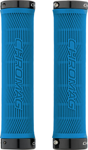 Chromag Palmskin Lock On Lenkergriffe - blue-black/142 mm