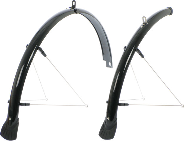 Procraft Juego de guardabarros Rainbow Trekking 45 ruedas delantera y trasera - negro/45 