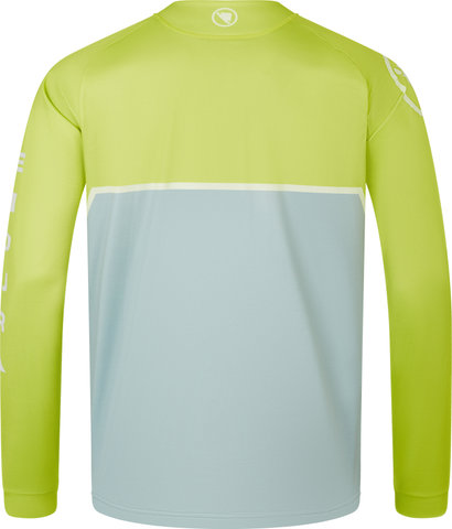 Endura Core Printed L/S Tee Jersey - lime green/M