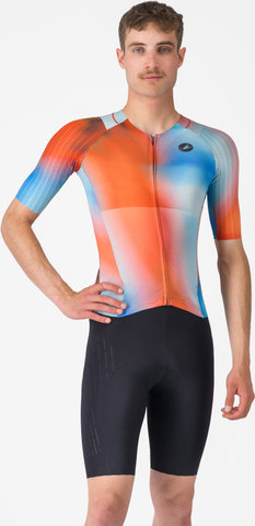 Castelli Free Sanremo 2 Suit S/S Zeitfahranzug - paprika winter sky black | M