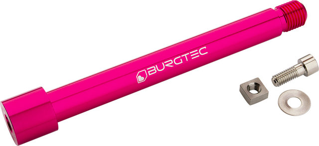 Burgtec Eje pasante para horquillas Fox Racing Shox Boost 2021+ - toxic barbie pink/110 mm