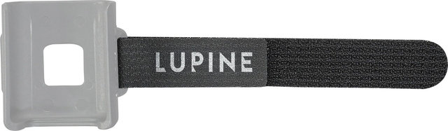 Lupine Fixation casque à bande velcro pour batterie FrontClick - noir