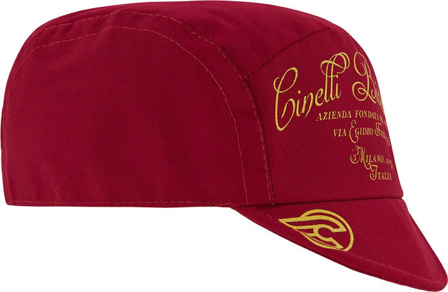 Cinelli Gorra ciclista Explorer - via folli burgundy | one size
