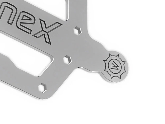 Connex Kettenblattverschleißlehre - silber