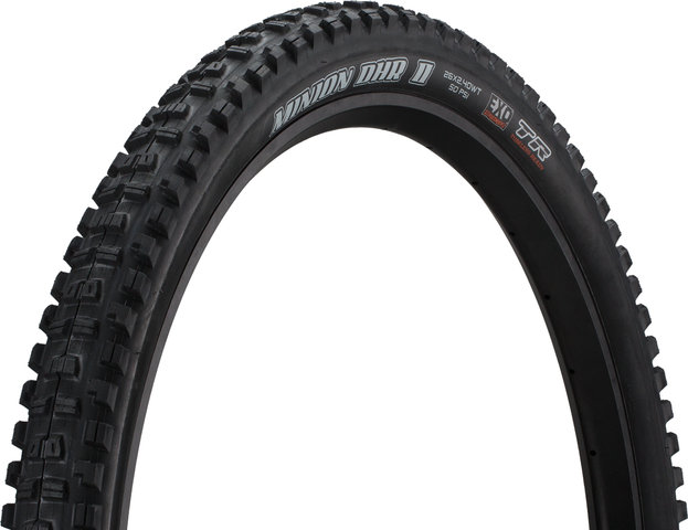 Maxxis Cubierta plegable Minion DHR II Dual EXO WT TR 26" - negro/26 /60 /61-559/2.4 