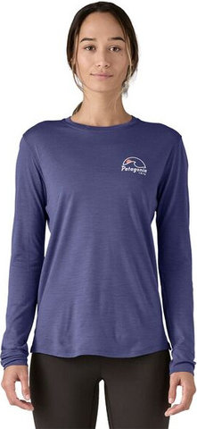 Patagonia Cap Cool Merino Graphic L/S Women's Jersey - imagine moon-solstice purple/M