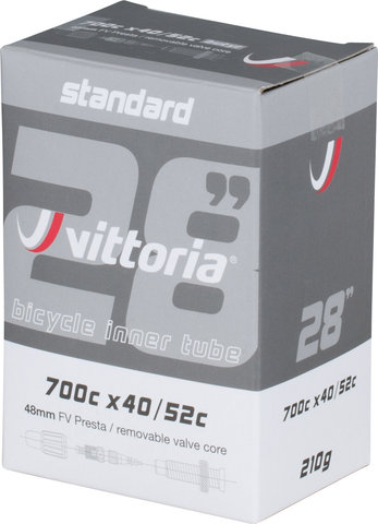 Vittoria Cámara de aire Standard para 28" - universal/Válvula Presta (SV)/40-622 à 60-622/40-52 x 622 SV 48 mm/48 