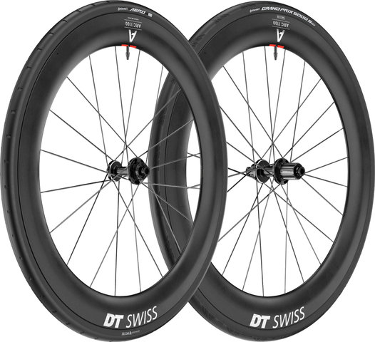 DT Swiss WTS ARC 1100 DICUT 65 Carbon 28" Wheelset - schwarz | 100 mm | Non Boost | Shimano Road | 142 mm | 28" | Non Boost