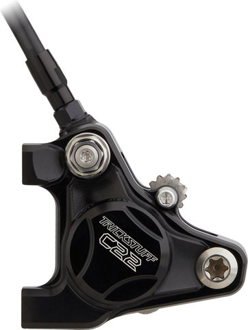 Trickstuff Piccola Carbon v+h ensemble frein à disque Flatmount / Postmount - noir-noir/Ensemble/gauche/droite (spécifique)