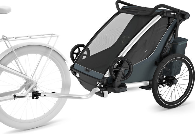 Thule Chariot Cross 2 double Kinderanhänger - dark slate/20"
