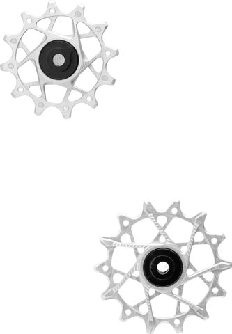 Garbaruk Juego de Poleas 12 + 14 Dientes para SRAM 11-/12-Velocidades - silver | 12 dientes (rueda guía), 14 dientes (rueda tensora)