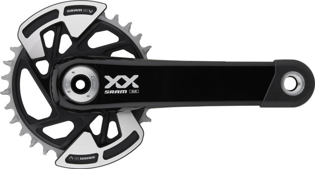 SRAM XX Eagle Transmission T-Type DUB DM 12-fach Carbon Kurbelgarnitur - black/175,0 mm