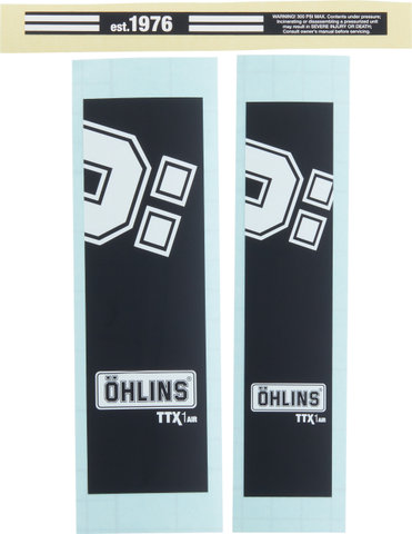 ÖHLINS Kit d'autocollants TTX1Air m.2 - white