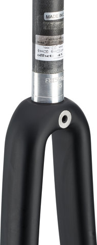Columbus Fourche en carbone minimaliste - carbone/1"/100 mm/Blocage Rapide 5 mm/28"/45 
