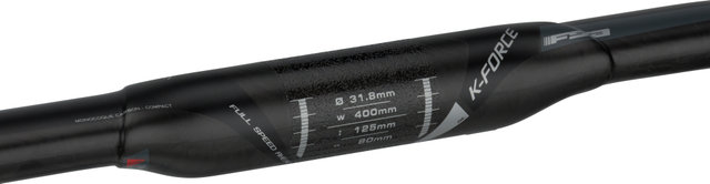 FSA Manillar K-Force Compact Carbon 31.8 - UD Carbon-black/400 