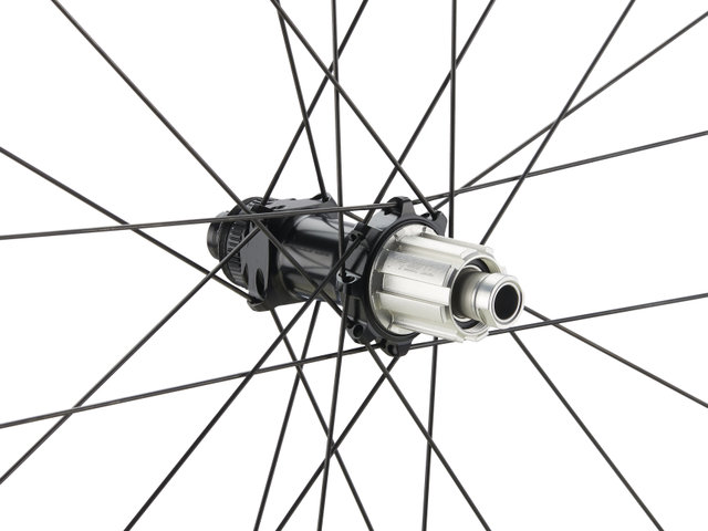 Fulcrum Juego de ruedas Wind 57 Disc Center Lock Carbon - negro/Non Boost/Non Boost/142 mm/100 mm/28"/Campagnolo N3W/100 mm/Campagnolo N3W/100 mm/142 mm