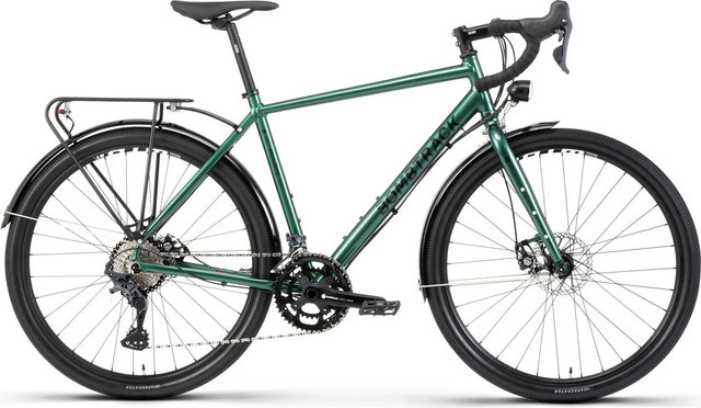 Bombtrack Bicicleta de trekking Munroe SG Commuter 27,5" - metallic dark green | 170,0 mm | 440 mm | M | 45 mm | 27,5" (650B)