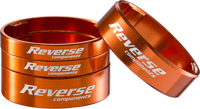 REVERSE Components Ultra-Light 1 1/8" Spacer Set - orange