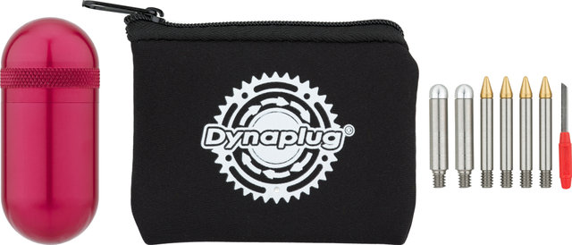 Dynaplug Megapill Reparaturset für Tubeless Reifen - pink-pink