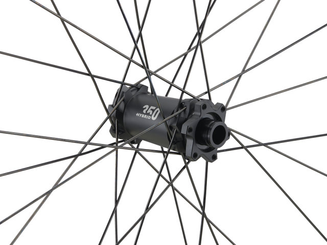 DT Swiss Juego de ruedas HX 1700 SPLINE 27,5" 30 Boost Disc 6 agujeros Hybrid - negro/Shimano Micro Spline/Boost/148 mm/110 mm/Boost/27,5" (650B)/110 mm/Shimano Micro Spline/110 mm/148 mm