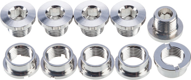 Problem Solvers Chainring Bolts for Singlespeed - silver