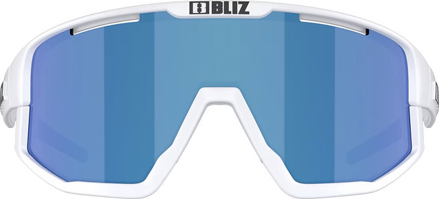 Bliz Lunettes de sport Fusion Small - matte white/brown-blue