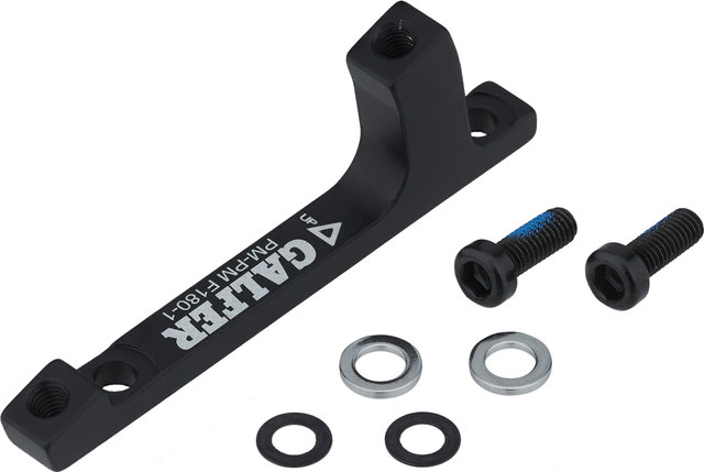 GALFER Disc Brake Adapter for 180 mm Brake Rotors - black/180 mm/Post Mount