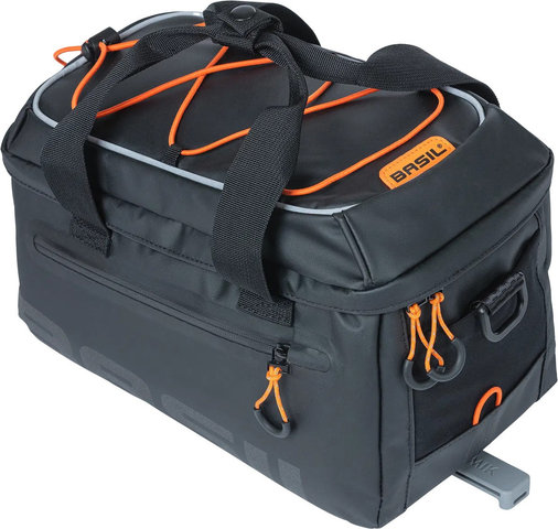 Basil Miles Tarpaulin MIK Trunk Bag - black-orange/7 l