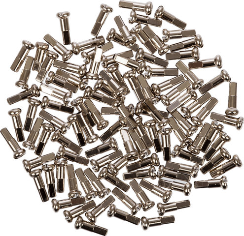 DT Swiss Cabecillas de latón 1,8 mm - 100 unidades - plata/14 mm