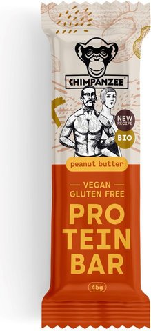 Chimpanzee Barra de proteínas 45g, 20 unidades - peanut butter | peanut butter