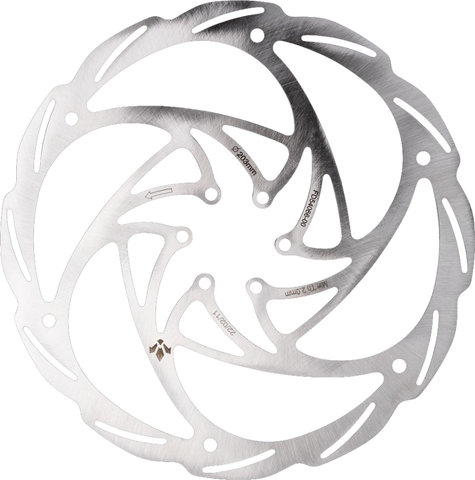 Formula Disque de Frein Monolitic 6 trous - silver | 203 mm
