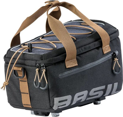 Basil Miles MIK Gepäckträgertasche - black-slate/7 l