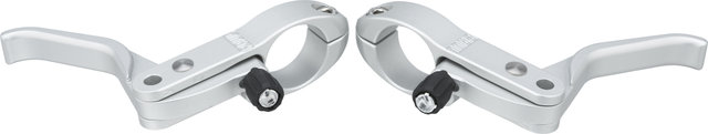 PAUL Cross Lever Inline Brake Lever Set - silver/set (front + rear) / 26.0 mm