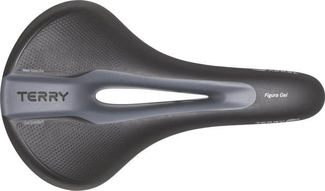 Terry Sillín para hombre Figura Gel Men - black